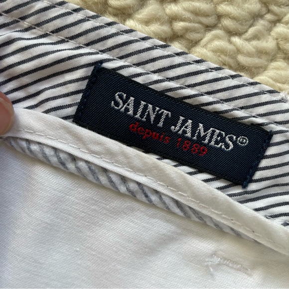 Saint James white cotton skirt - Picture 14 of 16